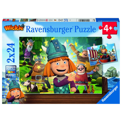 Ravensburger 05070 Kinder-Puzzle - # 24 - Unser kluges Köpfchen Wickie