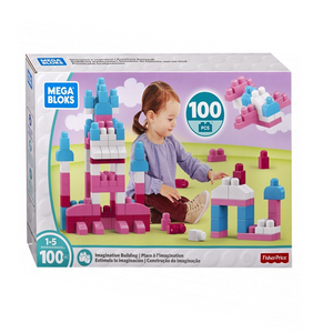 Mattel FFY45 Mega Bloks - First Builders - Girls Colors - 100 Teile