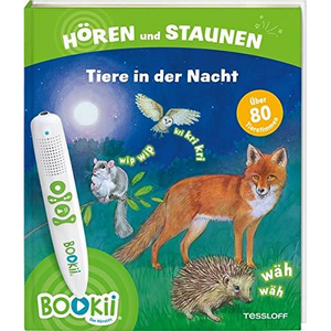 Tessloff 67524 BOOKii - Hören und Staunen - Tiere in der Nacht