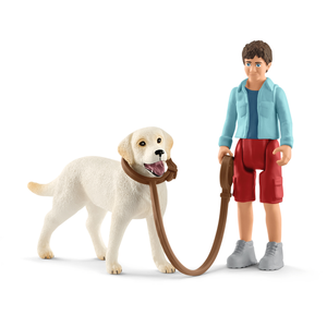 Schleich 42478 Spaziergang mit Labrador