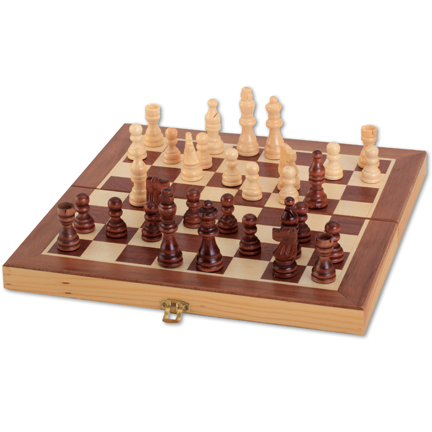 VEDES 61203800 Natural Games - Schachkassette dunkel