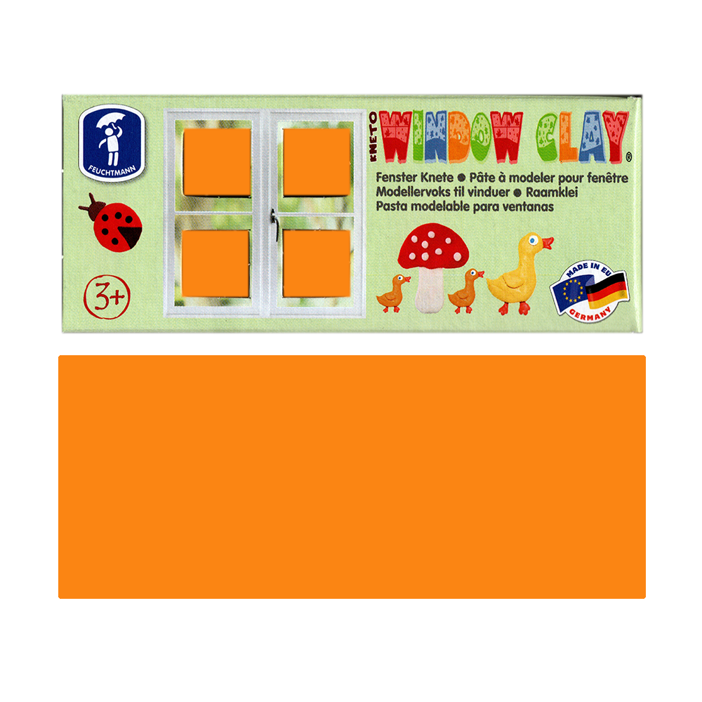 Feuchtmann 62814083 Window Clay - Fensterknete - orange