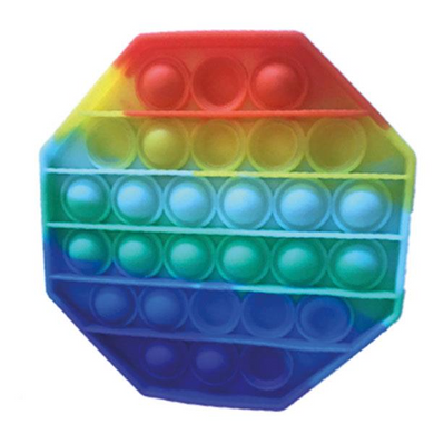 CT 34687 Pop It Plop Up Fidget Toy - Achteck