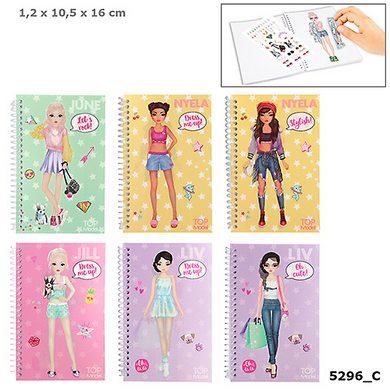 Depesche 5296 TOP Model - Dress me Up Pocket Sticker