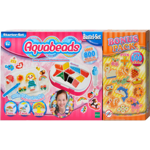 EPOCH Traumwiesen 31849 Aquabeads - Starter Set mit Bonus Pack Süße Tiere