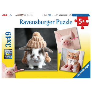 Ravensburger 08028 Kinder-Puzzle - # 49 - Witzige Tierportraits