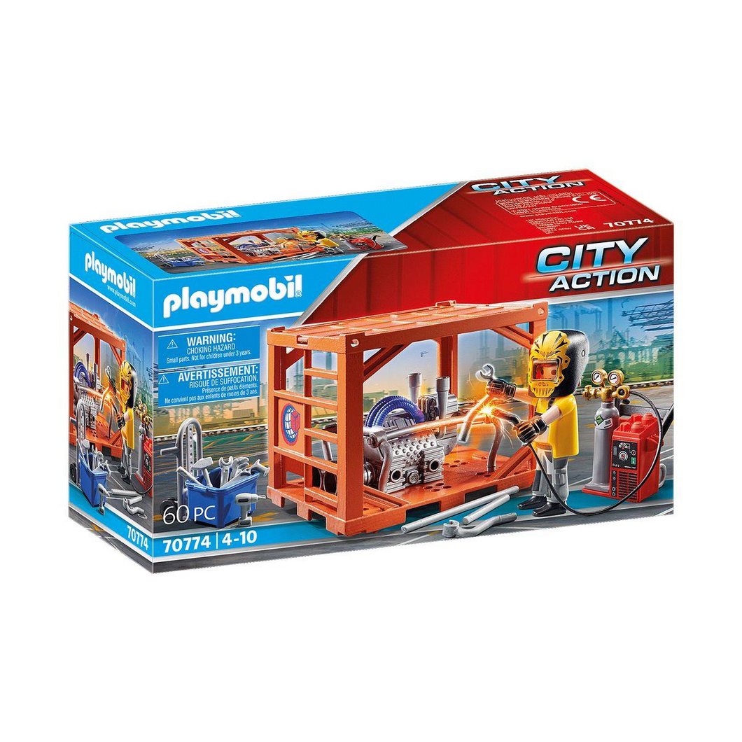 Playmobil 70774 City Action - Containerfertigung