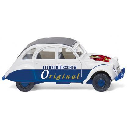 Wiking-Modellbau 080912 Wiking - Klassik Edition 1:87 - Citroën 2 CV - Feldschlösschen Original