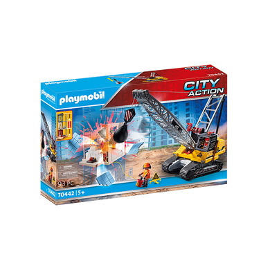 Playmobil 70442 City Action - Hochhausbau - Seilbagger mit Bauteil