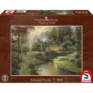 Schmidt Spiele 58464 Schmidt Puzzle - # 1000 - Thomas Kinkade - Friedliche Abendstimmung