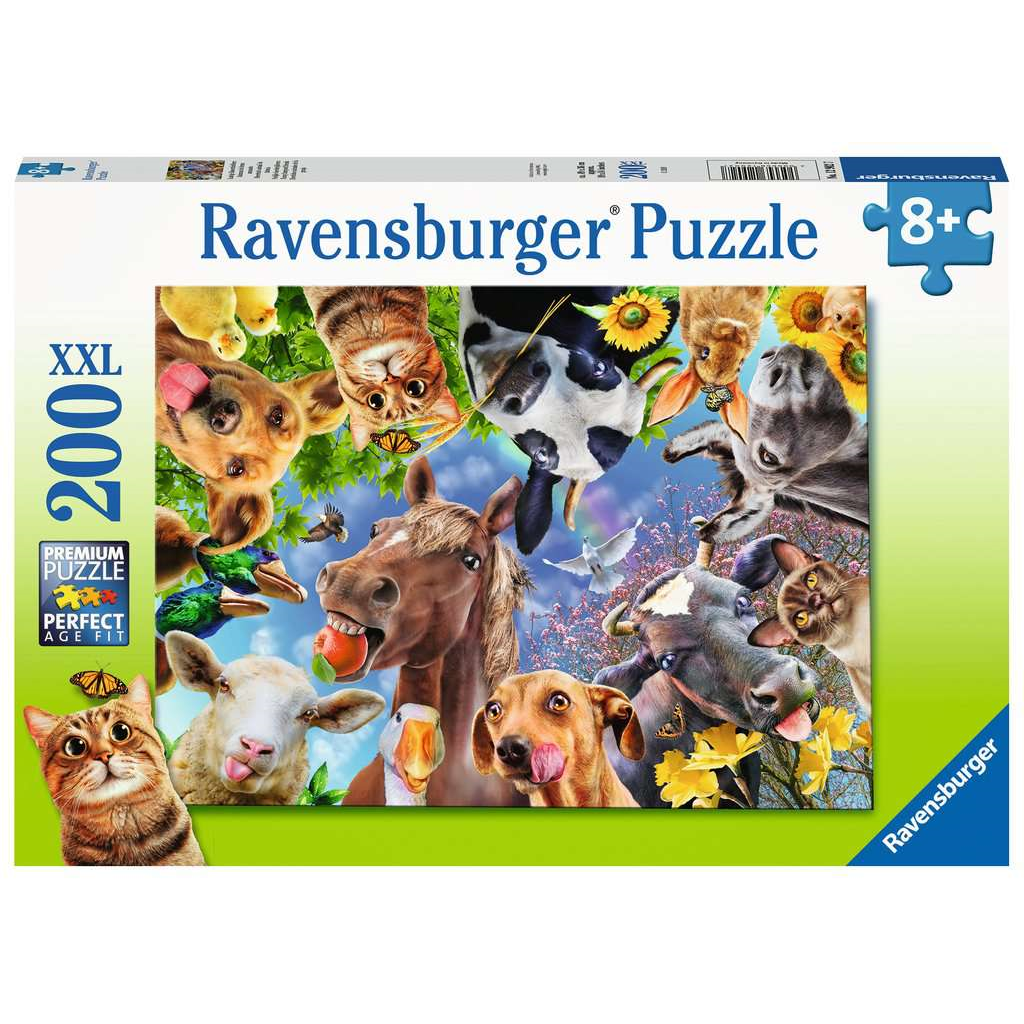 Ravensburger 12902 Kinder-Puzzle - # 200 - Lustige Bauernhoftiere