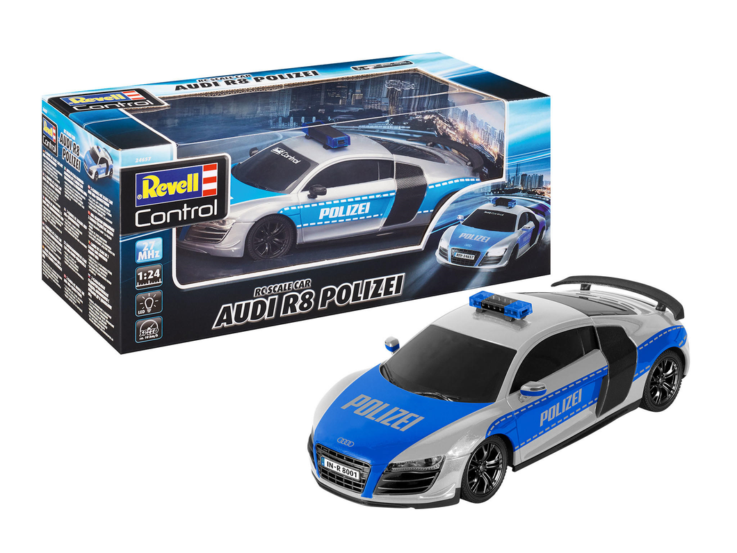 Revell 24657 Revell Control - RC Car Audi R8 Polizei