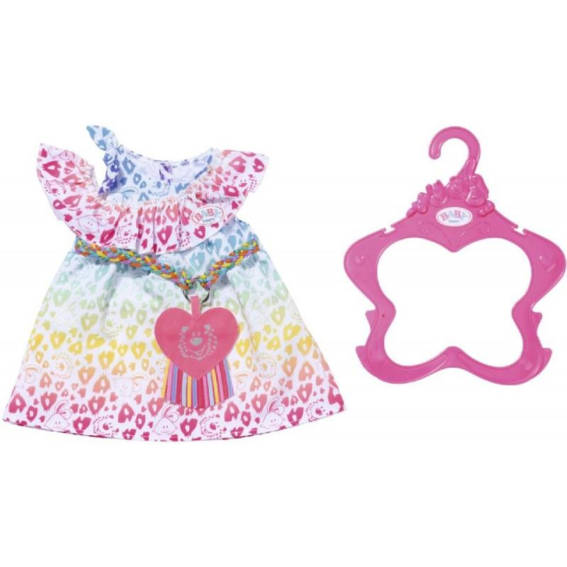 Zapf Creation 829219 Baby Born - Rainbow Leo Kleid 43 cm