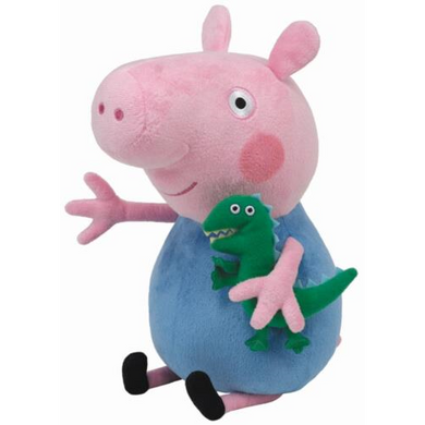 Ty 46130 Beanie Babies M - Peppa Pig - George - ca. 15cm