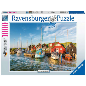Ravensburger 17092 Erwachsenen-Puzzle - # 1000 - Romantische Hafenwelt von Ahrenshoop