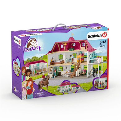 Schleich 42416 Horse Club - Großer Pferdehof mit Wohnhaus und Stall