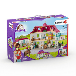 Schleich 42416 Horse Club - Großer Pferdehof mit Wohnhaus und Stall
