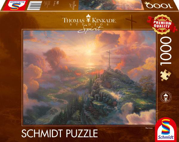 Schmidt Spiele 59679 Schmidt Puzzle - # 1000 - Thomas Kinkade Spirit - Das Kreuz