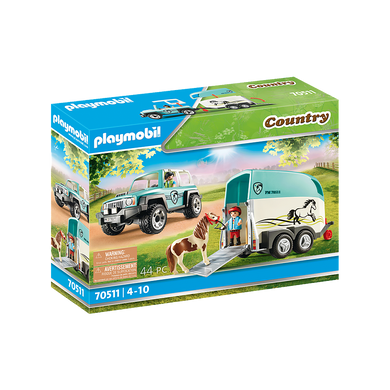 Playmobil 70511 Country - PKW mit Ponyanhänger