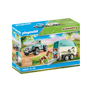 Playmobil 70511 Country - PKW mit Ponyanhänger