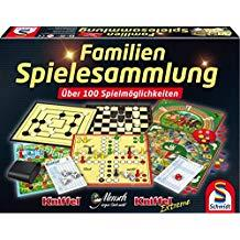 Schmidt Spiele 49190 Lieblingsspiele - Familien-Spielesammlung mit Kniffel - Mensch ärgere Dich nicht - Kniffel Extreme