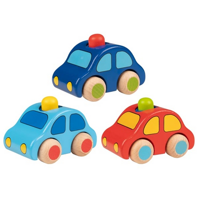 goki 55011 Babyartikel - Holzfahrzeuge mit Hupe