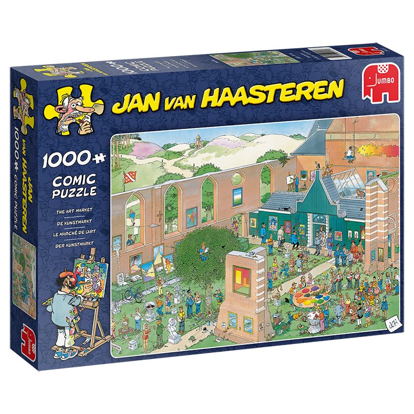 Jumbo Spiele 20022 # 1000 - Jan van Haasteren - Der Kunstmarkt