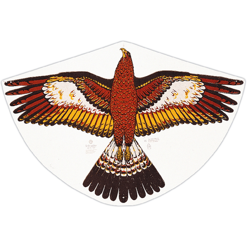 Günther 1180 Einleinerdrachen Goldadler - ca. 92x62cm