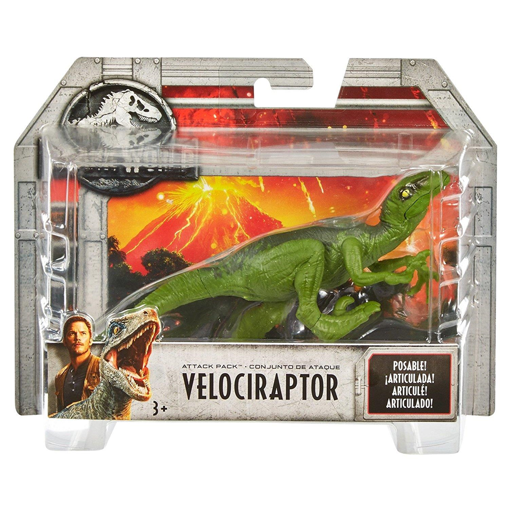 Mattel FPF13 Jurassic World - Attack Pack Velociraptor15cm