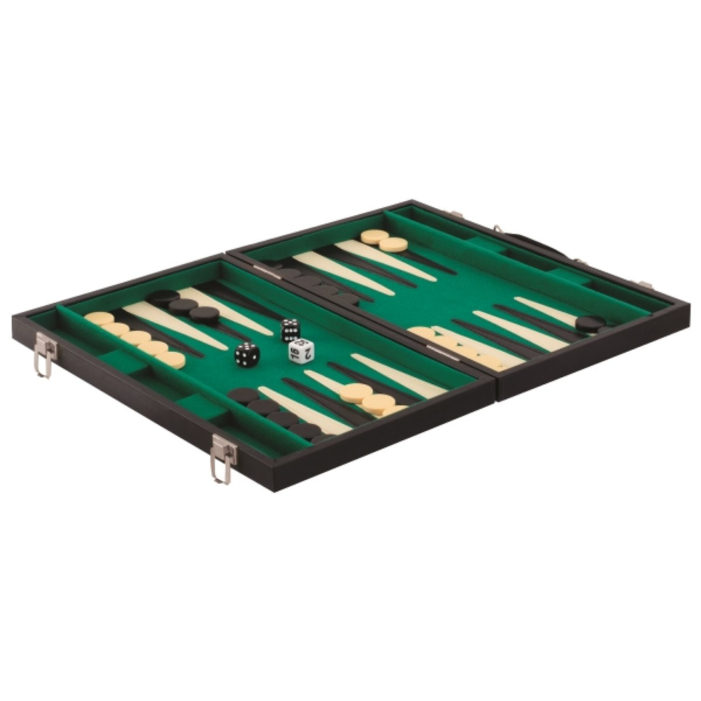 VEDES 61096086 Natural Games - Backgammon Kunstleder