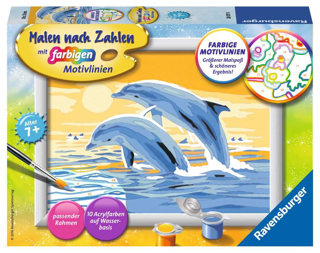 Ravensburger 28017 Malen nach Zahlen - Freunde des Meeres