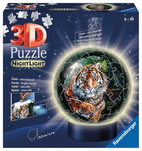 Ravensburger 11248 3D Puzzle - Nachtlicht - Raubkatzen