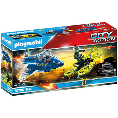 Playmobil 70780 City Action - Polizei-Jet: Drohnen-Verfolgung